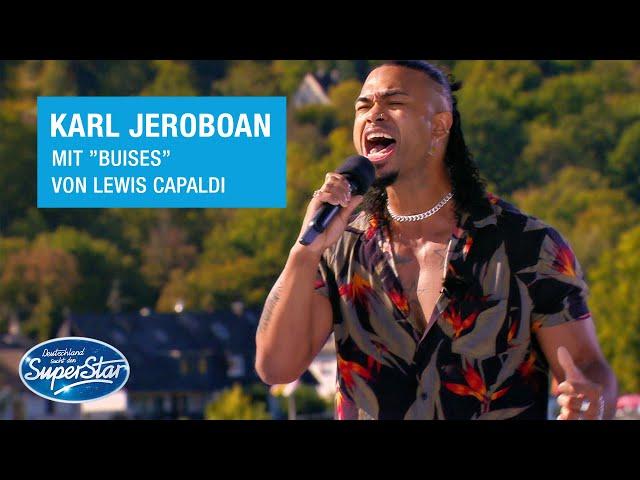 Karl Jeroboan mit "Bruises" von Lewis Capaldi | DSDS 2021