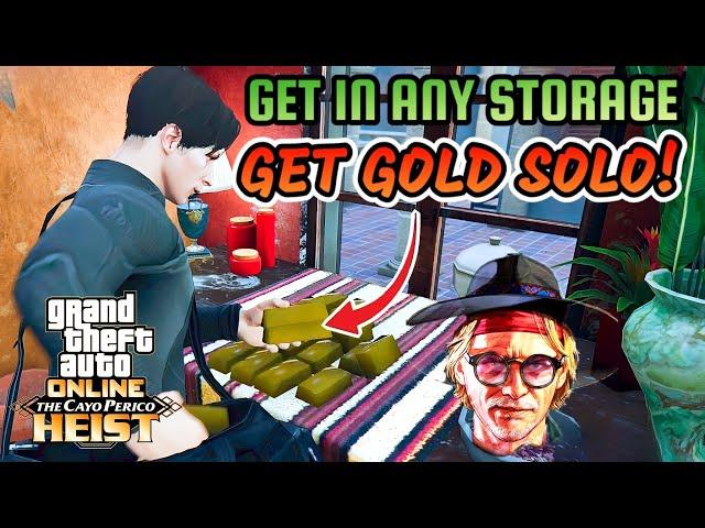 Get Into ANY STORAGE SOLO With 1 Glitch (Cayo Perico Heist) GTA Online PS5