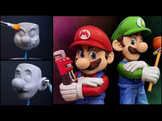 How to make Mario & Luigi (Movie.ver) with Clay / Super Mario Bros. movie (2023) [ kiArt ]