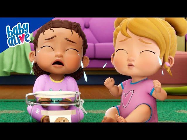 Waar zijn alle koekjes gebleven?  Baby Alive Nederlands  NIEUWE SERIE  Kindertekenfilms 