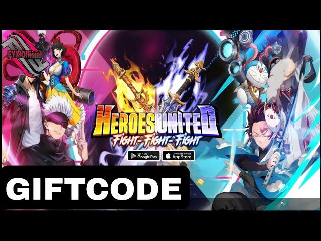 Heroes United Fight x3 & All 10 Giftcodes - How To Redeem Code | Hero United Fight Fight Fight Codes