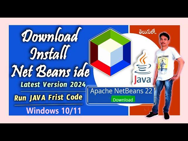 How to Install NetBeans IDE 22 for Java jdk On Windows 10 l 11 Latest 2024