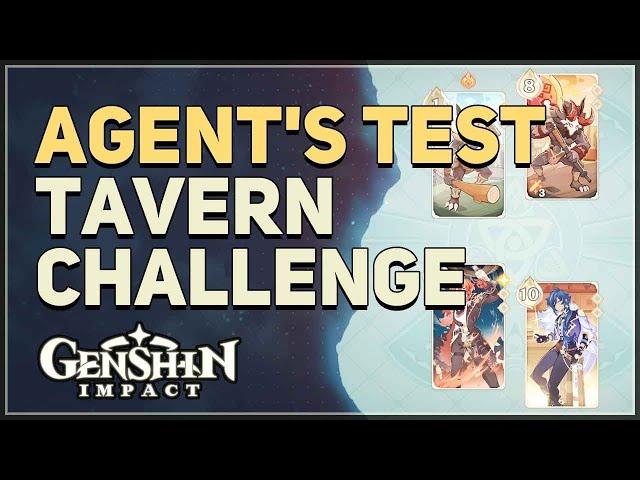 Agent's Test Tavern Challenge Genshin Impact