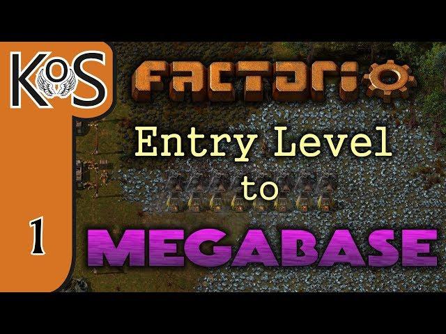 Factorio: Entry Level to Megabase Ep 1: STARTER BASE - Tutorial Series Gameplay