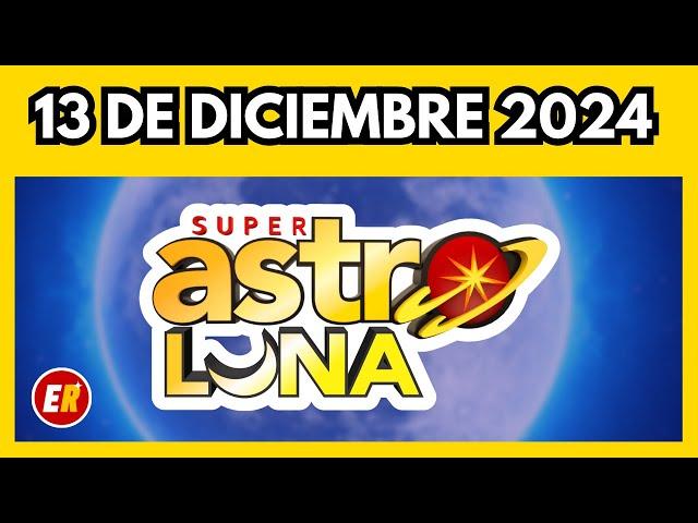 Resultado de ASTRO LUNA hoy viernes 13 de diciembre del 2024 