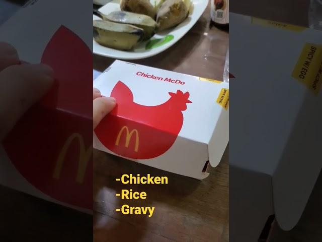 Mcdonalds Philippines Exclusive item Chicken McDo #philippines #filipino #manila #mcdonalds