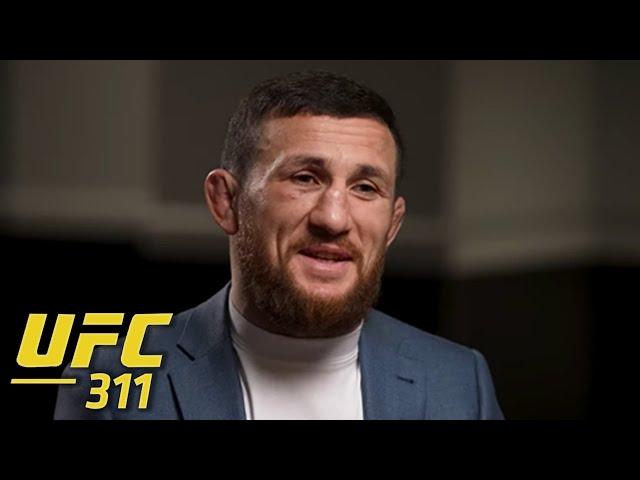 Merab Dvalishvili previews Umar Nurmagomedov co-main event fight at #UFC311 | ESPN MMA