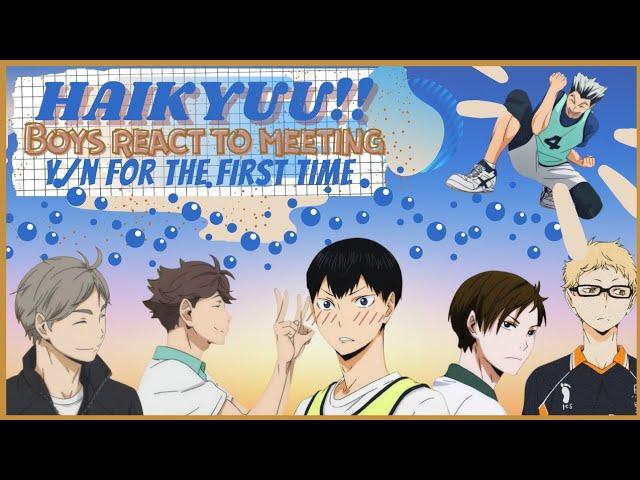 Haikyuu!! boys meet y/n for the first time! || chatfic || verbatim