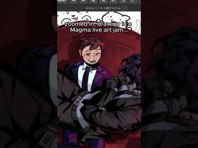 drawing in magma be like