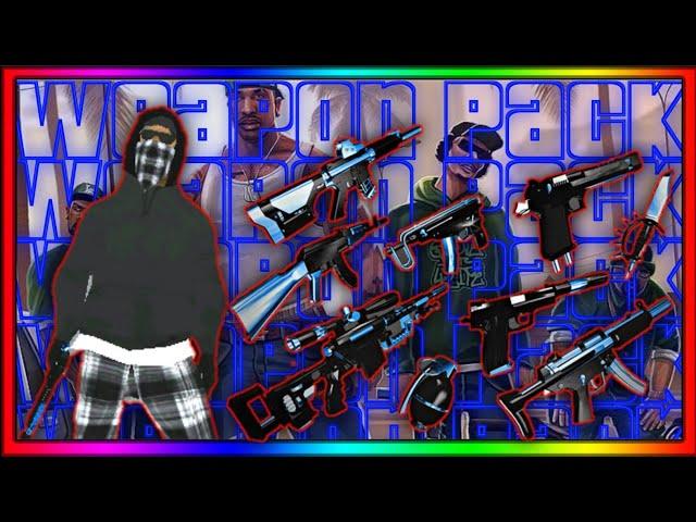 GTA SAMP FULMICOTONE WEAPON PACK MOD FOR ANDROID!