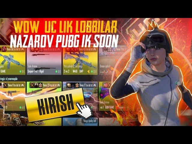 HAR 50 TA LIKEDA UCLIK LOBBILAR  WOW MANYAK LOBBILAR 1 VS 1 LOBBILAR OYNIMIZ PUBG MOBILE