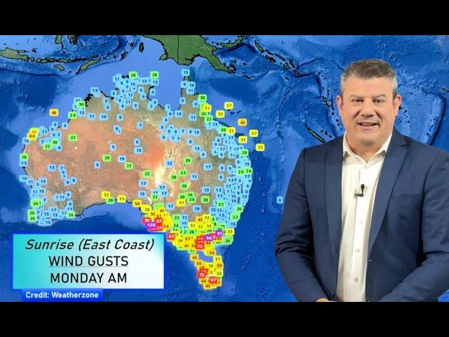 Oz outlook: Rain, snow, thunderstorms - and one lonesome high pressure zone