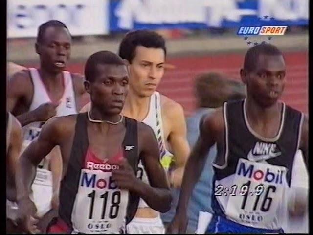 Shem Kororia - 5000m, Bislett Games, Oslo 1995.