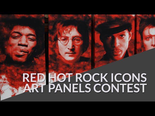 GIK Acoustics - Red Hot Rock Icons Art Panels Contest 2020