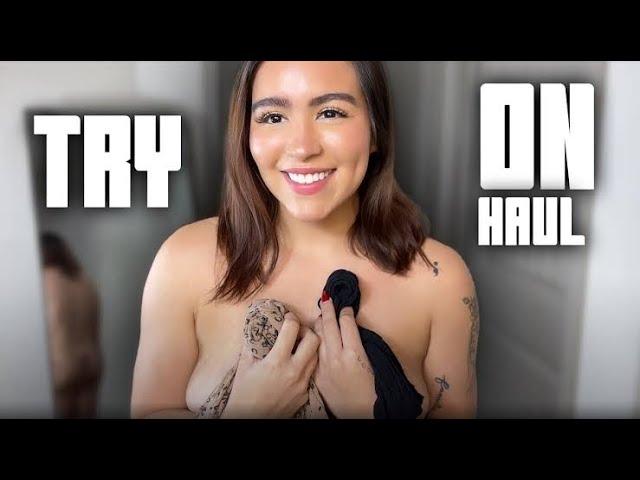 [4K] Transparent Try-on Haul with Molly Haul | See Through Haul 2024