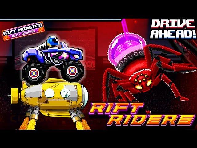 Drive Ahead of the Rift Riders Monsters of the Gorge mode is not for wimps BOSS SPIDER passing game