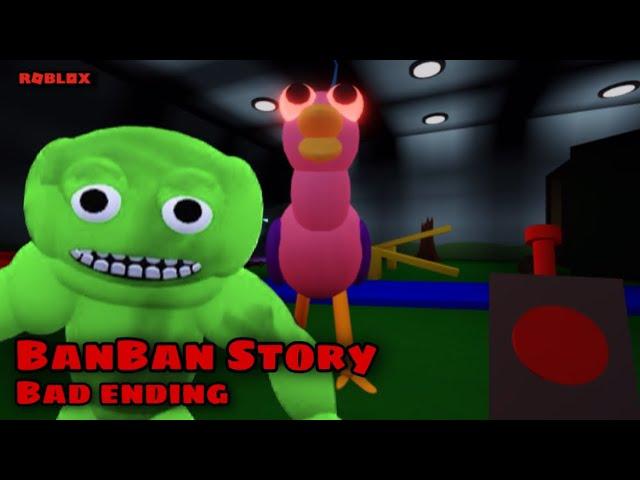 BanBan Story (Full Walkthrough) Bad Ending | Roblox