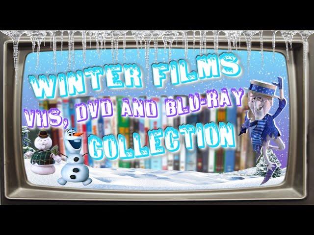 Winter Films and TV Shows VHS, DVD & Blu-Ray Collection | Vlogmas 2024 Day 21