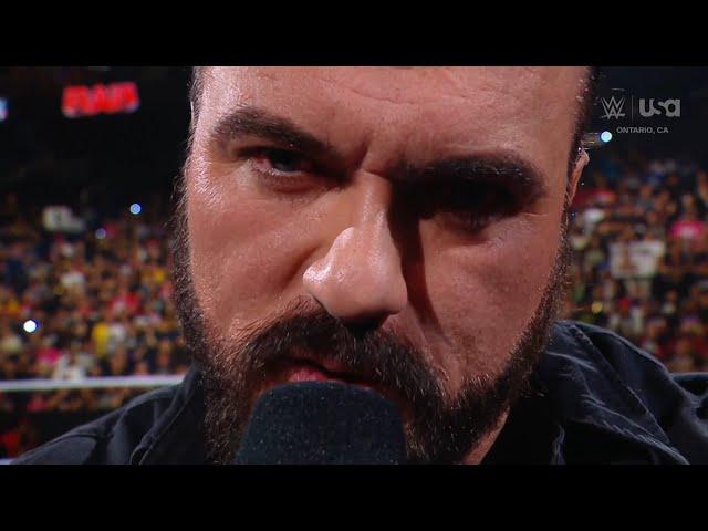 Drew McIntyre Promo - WWE RAW 9/23/2024