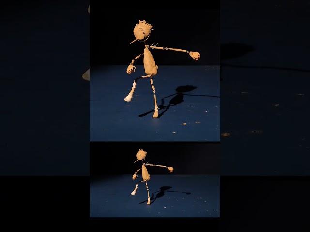 Stop motion Pinocchio FAN ART ...puppet by @beetleowl. #animation #stopmotion #magic