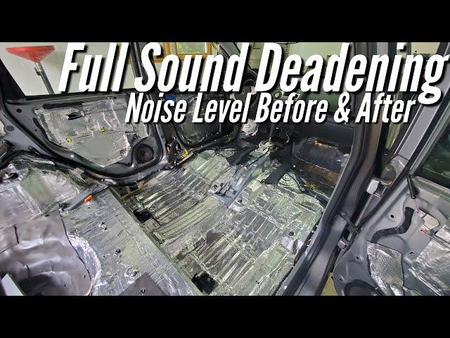 How to Sound Deaden Your Car. How Quiet Can You Make It? Results Before and After.