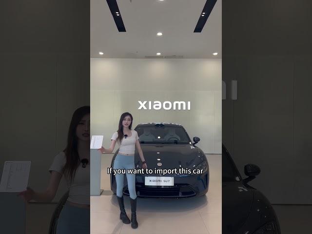 Hello boss this is vicky   XIAOMI SU7 #cars #carexport #chinacars #electriccar #xiaomi