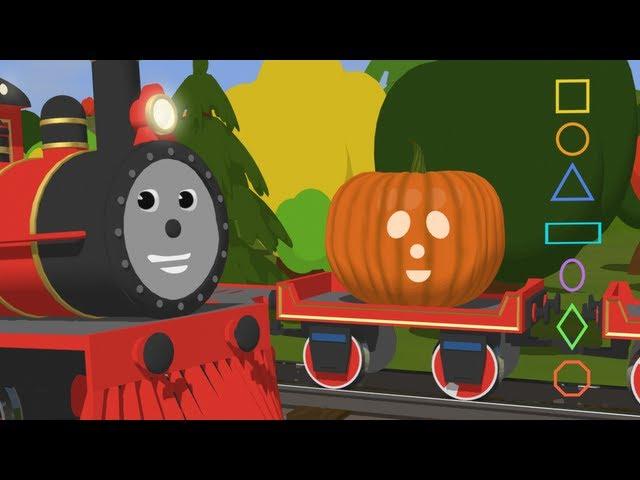 Learn  Shapes and Carve Pumpkins with Shawn the Train! 