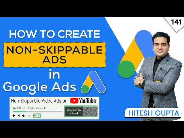 How to create Non Skippable Ads on YouTube | 15 Second Ads on YouTube | #youtubeadscourse