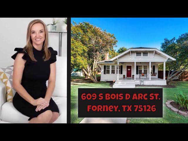 609 S Bois D Arc, Forney TX I Jennifer Kilpatrick Coldwell Banker Apex