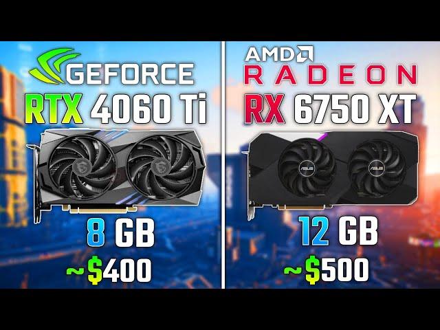 RTX 4060 Ti vs RX 6750 XT | Test in 5 Games - 1440p