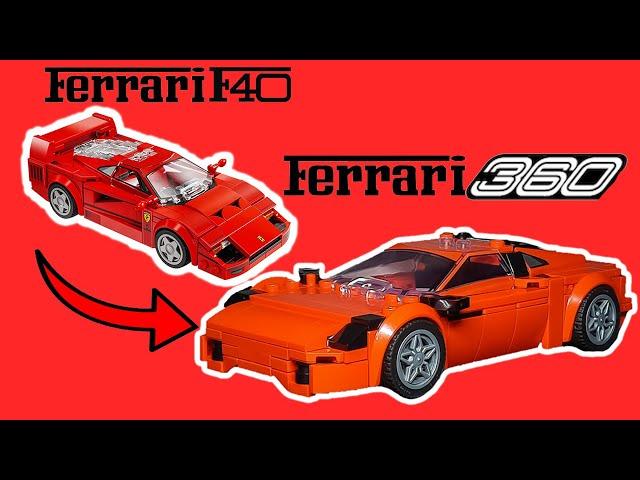 76934 Ferrari F360 - Lego Speed Champions Alternative MOC Tutorial