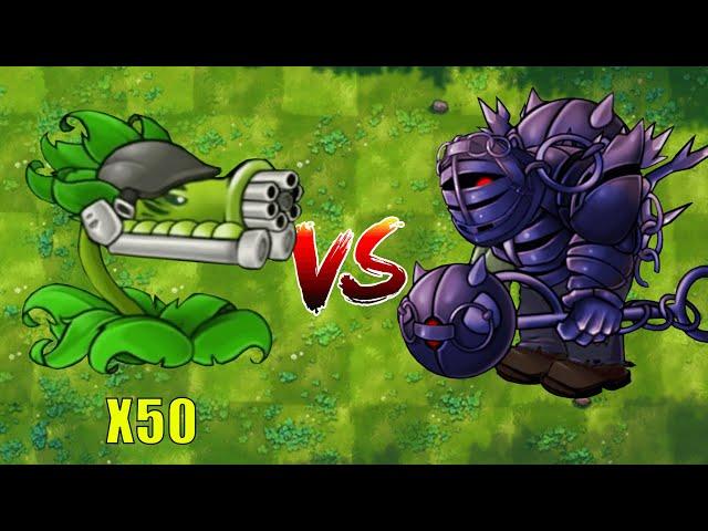 PVZ 1 Fusion Challenge!! 50 Fusion Plants VS Ultimate Obsidian Gargantuar - Who Will Win?