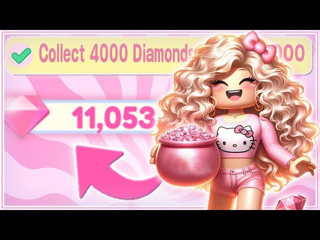 HOW TO GET DIAMONDS in MY HELLO KITTY CAFE #roblox