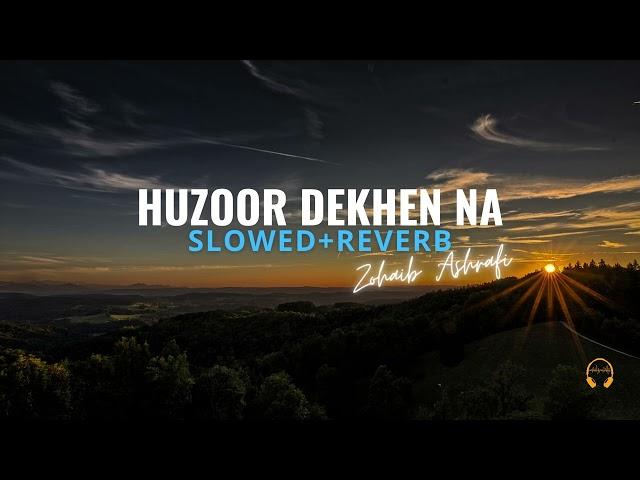 Huzoor Dekhen Na ||  Zohaib Ashrafi || Slowed + Reverb