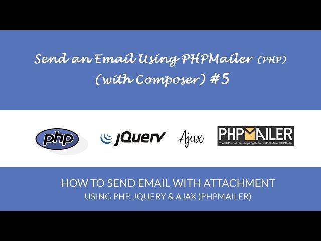 Send an Email using PHPMailer (PHP) with Composer #5