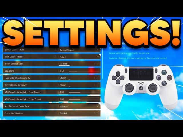 My #1 BEST SETTINGS for MODERN WARFARE! (BEST CONTROLLER SETTINGS) CoD MW