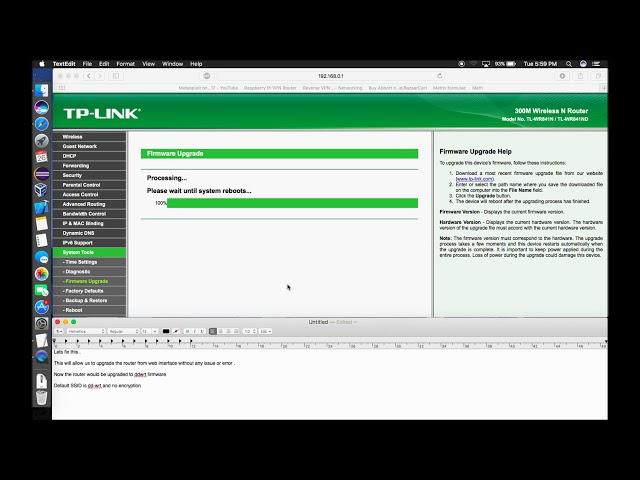 TP-Link WR841N/ND  DD-WRT Firmware Upgrade/Unlock