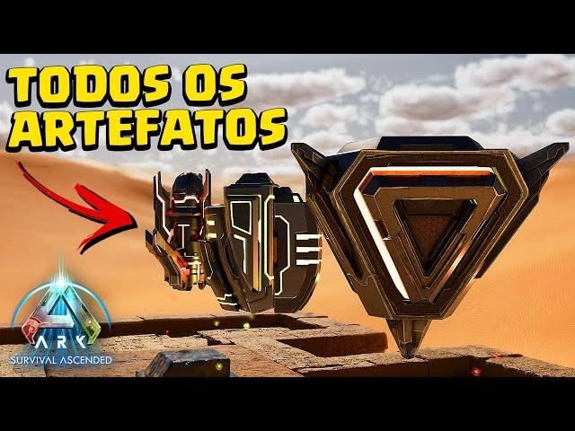 LOCALIZAÇÃO DE TODOS OS ARTEFATOS DO MAPA SCORCHED EARTH - ARK: SURVIVAL ASCENDED