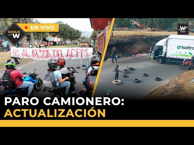 Paro camionero: actualización / UNGRD: el 'mono' y la corrupción en el gobierno Duque | Sigue La W