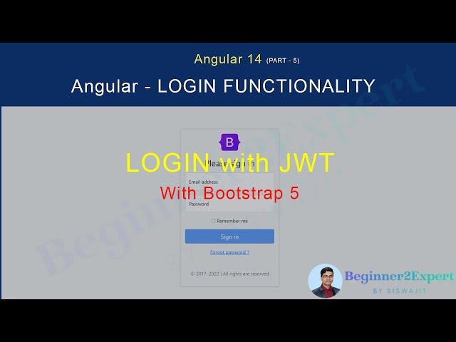 Complete Login Functionality with LIVE API JWT token | Angular for Beginner and Experience