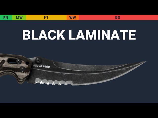 Flip Knife Black Laminate - Skin Float And Wear Preview