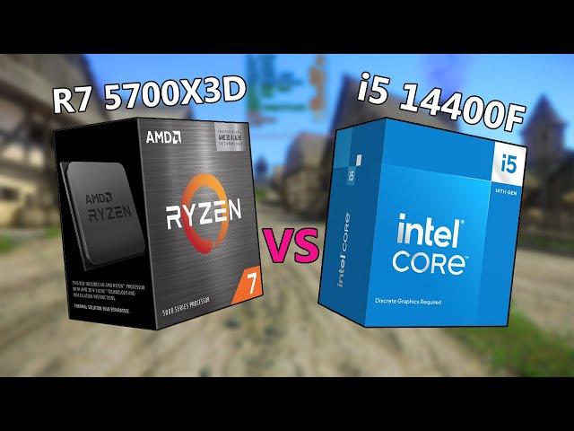 Ryzen 7 5700X3D vs Core i5 14400F