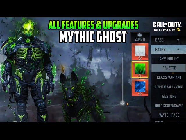 Mythic Ghost All Upgrades & Features CODM - Color Palettes, Loot box Cod Mobile