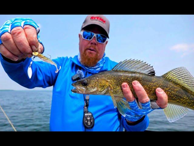Summer Walleye Crushing Plastics & Underspins