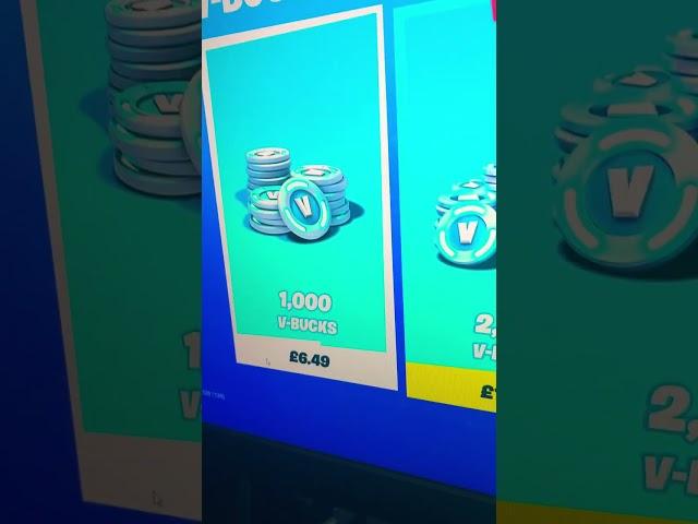 Vbucks glitches