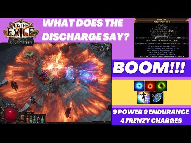 [PoE 3.25] The Big Boomer - Discharge Ignite Elementalist 16 Million Ignite DPS