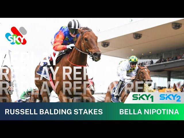 Bella Nipotina CRUISES past them in the Russell Balding Stakes  