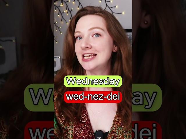 Wednesday, Comfortable Chocolate | English Pronunciation Lesson