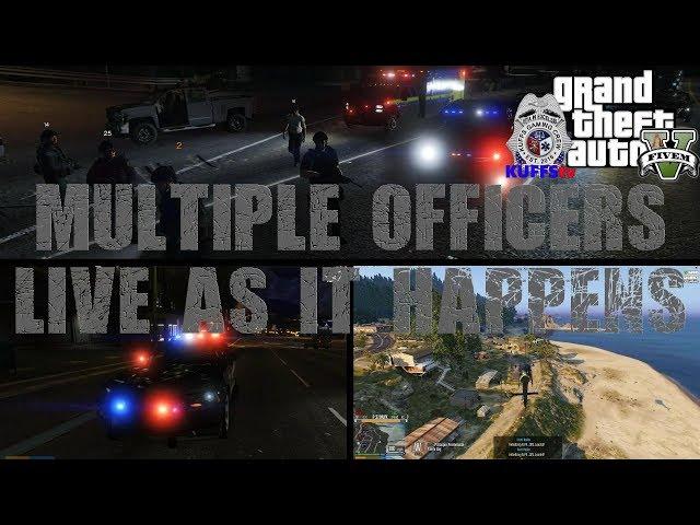 KUFFStv #14 Watch Multiple Police Officers LIVE As It Happens! GTA 5 FiveM KUFFS Police vRP Roleplay