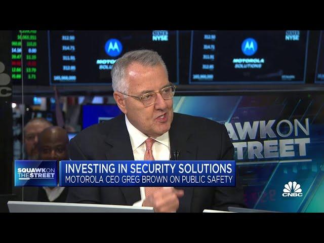 Motorola Solutions CEO Greg Brown: We're doubling down on all things public safety